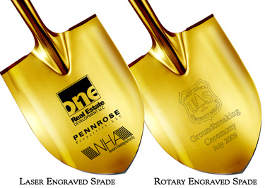 Engraved Shovel